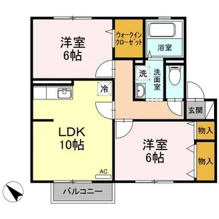 ステラ Ⅰ【2階】の間取り