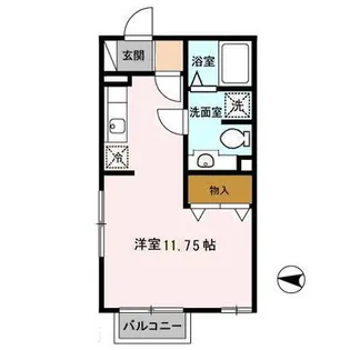 コスミオンセブン【2階】の間取り