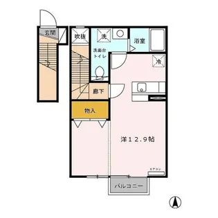 ガーデンヒルズNA【2階】の間取り