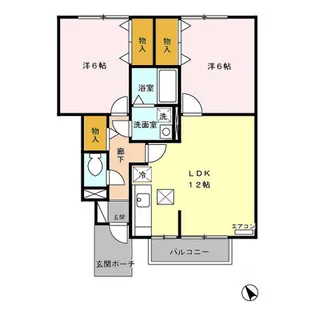 ウィル元町【1階】の間取り
