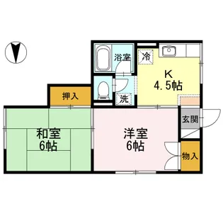 フリーダム【1階】の間取り