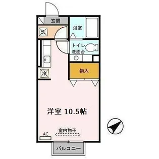 セジュールセードル B【2階】の間取り