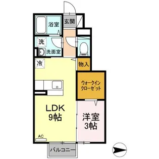 グランモア・アクト【1階】の間取り