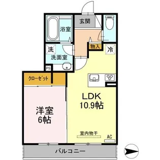 セジュールASAMI【3階】の間取り
