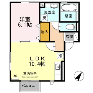 セジュールM・A【1階】の間取り