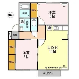 メゾン・ド・青月【2階】の間取り