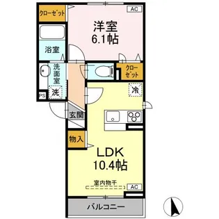 シャルマン・T【2階】の間取り
