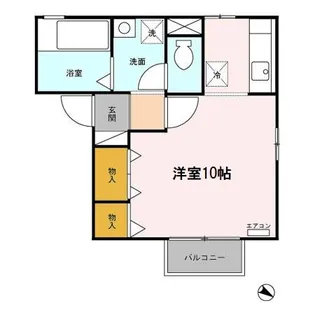ボーセジュール プルミエ【2階】の間取り