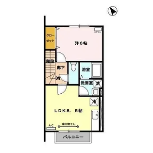 ミルキー【2階】の間取り