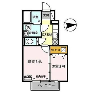 ハウスいしかわIII【1階】の間取り