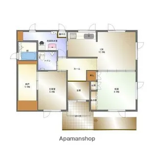 秋田県秋田市外旭川字水口【一戸建】の間取り