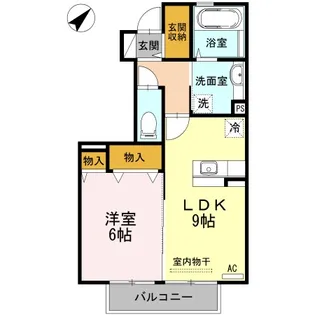 アヴァンティ B【1階】の間取り