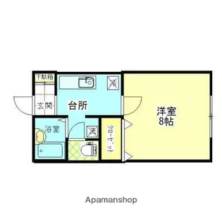 アーバンハイツ新屋駅前C棟【202号室】の間取り