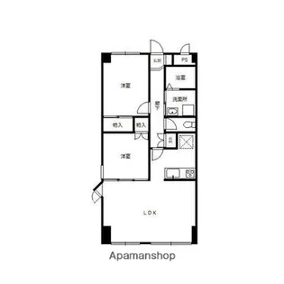 サンステージ秋田【201号室】の間取り