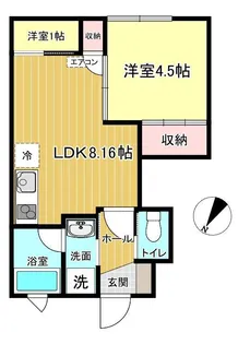 EPISODE C棟【1階】の間取り