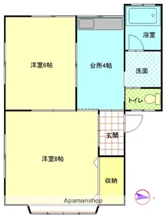アーバンティS’K【202号室】の間取り