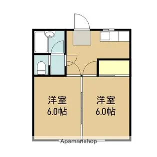 ドリーム・ハウス【2C号室】の間取り
