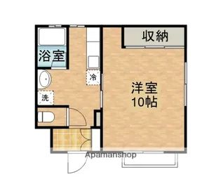 コーポ翠【M101号室】の間取り