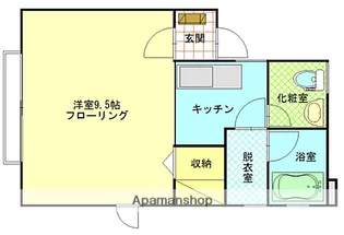 ヴィラⅡ【202号室】の間取り