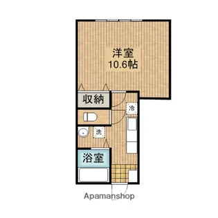 ハビタマンション【302号室】の間取り
