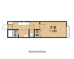 STAR PALACE【103号室】の間取り