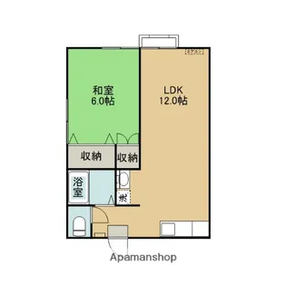 アウルズ・シティ【208号室】の間取り