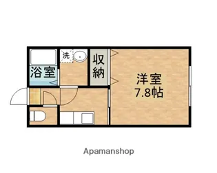 クエユーコーポ【202号室】の間取り