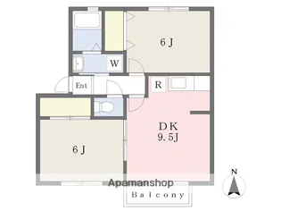 セジュールK’S−Ⅱ【2階】の間取り