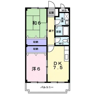 プラテアM【3階】の間取り