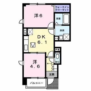ロングヒル【1階】の間取り