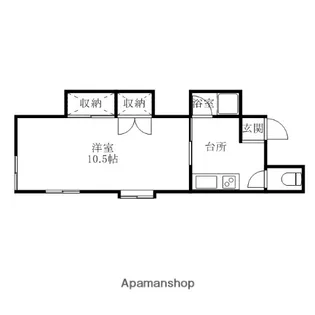 レジデンスゼンユー【D号室】の間取り