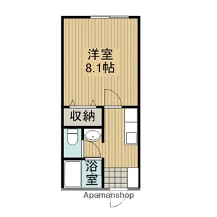 プリンシピオ【202号室】の間取り