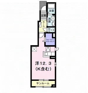 アルドーレ【101号室】の間取り