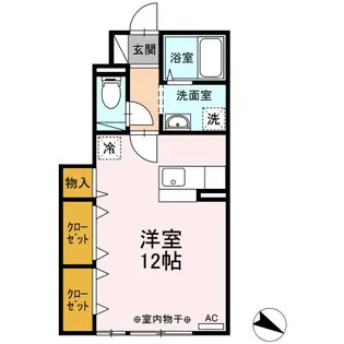セジュールHIROーAKI【1階】の間取り