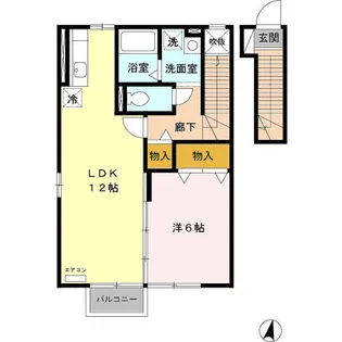 グランモアさくら A【2階】の間取り