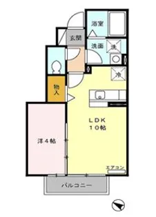 グランモア青山【1階】の間取り