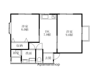 アルカサール.K−2【205号室】の間取り
