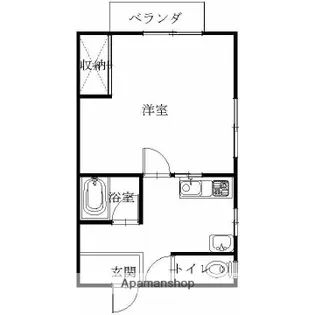 リフレイン新城【102号室】の間取り