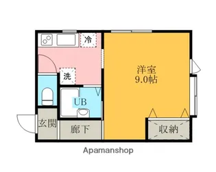 コンフォート中野【102号室】の間取り