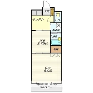 パークシティー・ヨシダ【302号室】の間取り