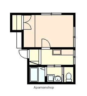ハイツ松山【102号室】の間取り