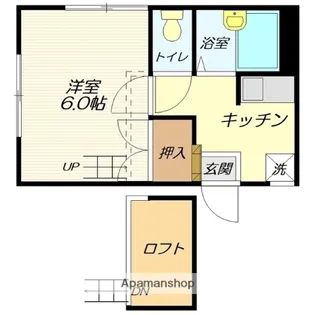 サンジュエル桜田【107号室】の間取り