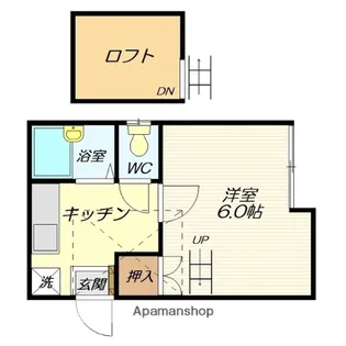 名画館【107号室】の間取り