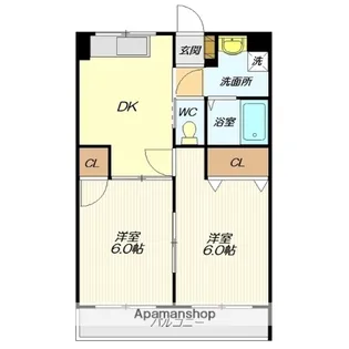 ライフステージ丸の内B棟【101号室】の間取り