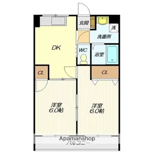 ライフステージ丸の内B棟【203号室】の間取り