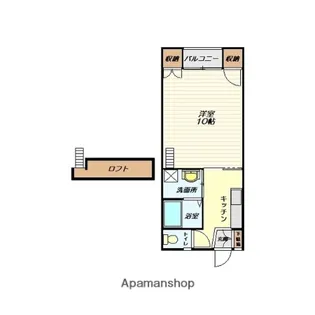 ヨーロピアンシャトウ12【105号室】の間取り