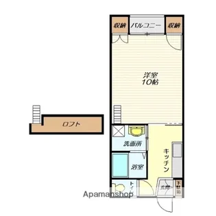 ヨーロピアンシャトウ12【202号室】の間取り