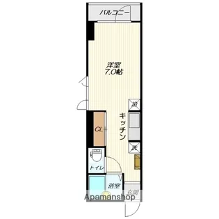 礼文館【201号室】の間取り