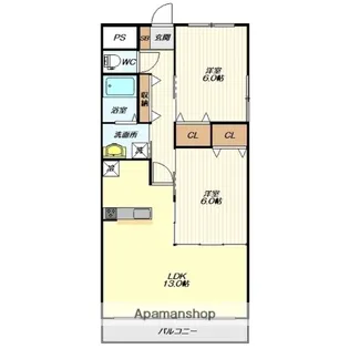チリエージア上桜田【302号室】の間取り