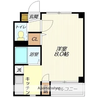 ロッジング桜田【301号室】の間取り